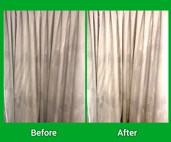 Curtain Cleaning | Before After
